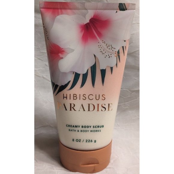 Bath & Body Works Hibiscus Paradise Sealed  Creamy Body Scrub Guava Coconut 8 oz - Picture 6 of 6